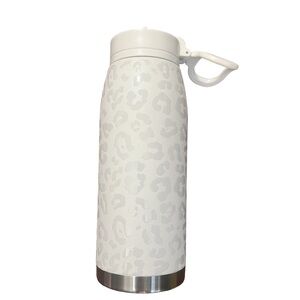 HYDRAPEAK Flow 32oz Stainless CREAM LEOPARD Insulated StrawLid Water Bottle